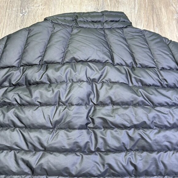 Patagonia Mens Black Stand Up Collared Full Zip Pocket Puffer Jacket Size XL - Picture 7 of 12